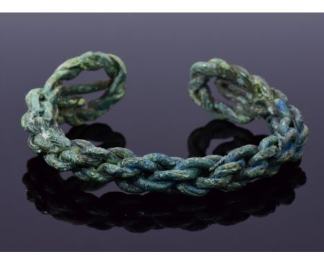 Early Medieval, Viking twisted bracelet - "Arm Ring". Such type of bracelet was given to the young male children as a symbol 