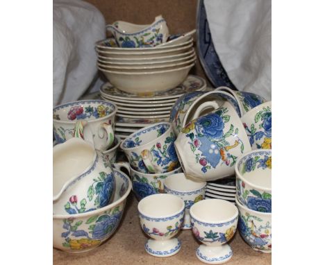 A Masons regency pattern part tea and dinner service