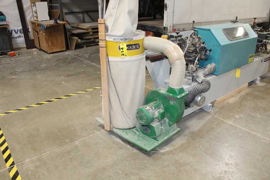 WOODTEK 2 HP BAG DUST COLLECTOR, S/N 184033