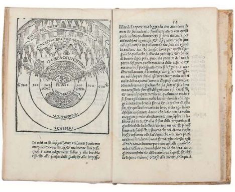 Manetti Antonio. Dialogo... circa al sito, forma, & misure dello 'Inferno' di Dante Alighieri. [Firenze: Filippo Giunta, 1506