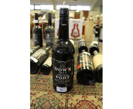 75cl bottle of Dows Silver Jubilee Vintage Port 1977