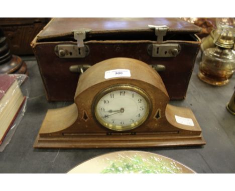Early 20th Century French Mahogany Mantle Clock