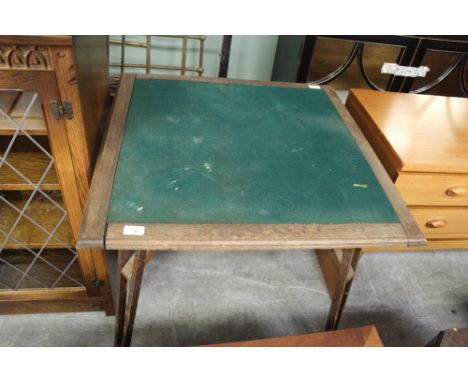 Folding Card Table