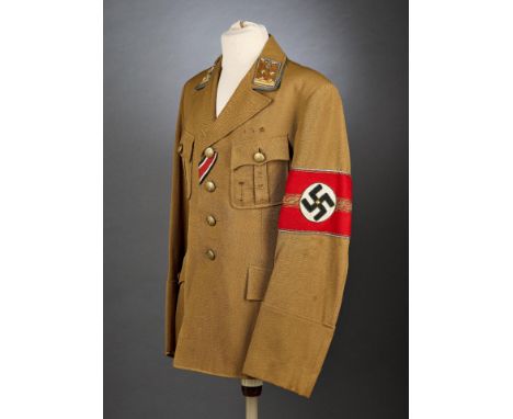 Deutsches Reich 1933 - 1945 - NSDAP : Uniform eines politischen Leiters (Haupt - Gemeinschaftsleiter) in der Ortsgruppe.Die U