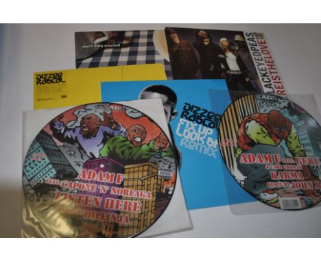 Rap / R&B / Hip-Hop LPs / 12" Singles, approximately fifty albums and 12" singles of mainly Rap, R&B, Hip-Hop with some pictu