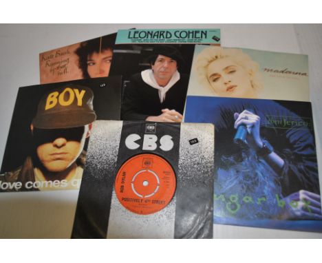 7" Singles,  approximately one hundred and eighty 7" singles of various genres with artists including Kate Bush, Bob Dylan, P