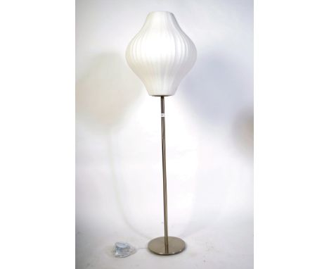 After George Nelson. A floor standing Lotus lamp - standard lamp taken from the 1952 design originally made by Herman Miller.