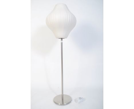 After George Nelson. A floor standing Lotus lamp - standard lamp taken from the 1952 design originally made by Herman Miller.