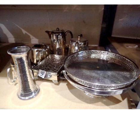 Quantity of mixed silver plate. Not available for in-house P&amp;P 