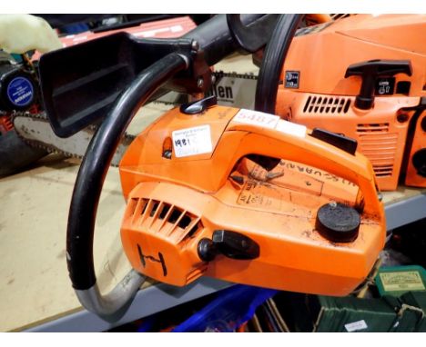 Husguarna petrol chainsaw. Not available for in-house P&amp;P 