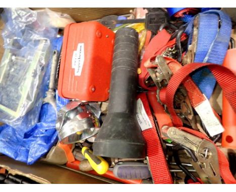 Collection of mixed tools to include straps. Not available for in-house P&amp;P 
