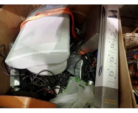 Mixed stationery items, cables, chargers etc. Not available for in-house P&amp;P 