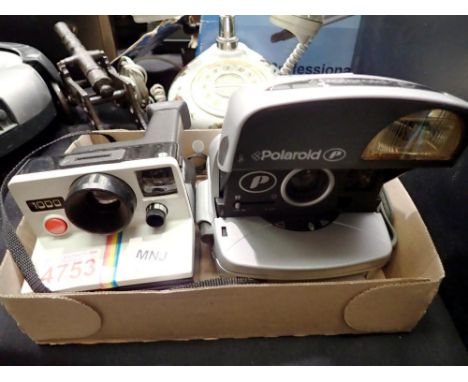 Two Polaroid cameras, 1000 and  P. UK P&amp;P Group 2 (£20+VAT for the first lot and £4+VAT for subsequent lots) 