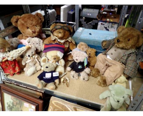 Shelf of bears/plush toys. Not available for in-house P&amp;P 