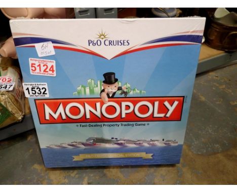 Monopoly P&amp;O cruises limited edition, sealed. Not available for in-house P&amp;P 