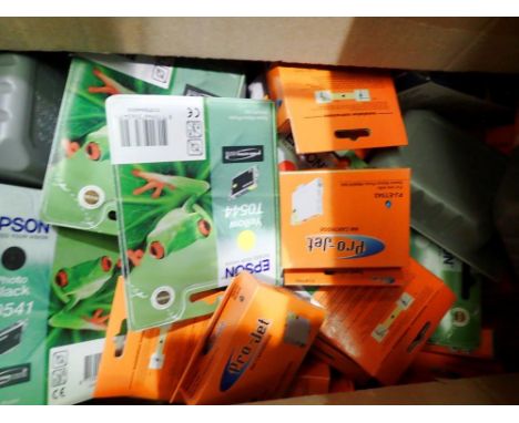 Mixed new printer cartridges including Epson T0451 and T0458. Not available for in-house P&amp;P 