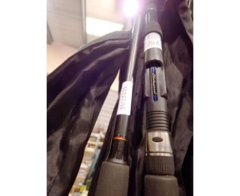 Shakespeare Contender carbon rod, 3.6 m and an NGT carp stalker. UK P&amp;P Group 2 (£20+VAT for the first lot and £4+VAT for