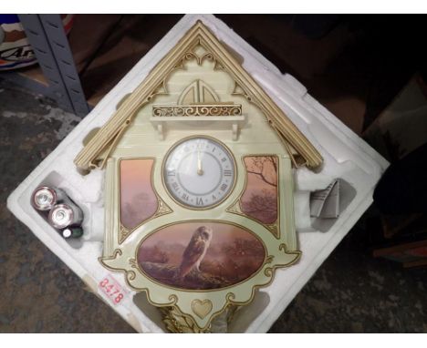 Bradford editions The Night Watch sculpted wall clock. Not available for in-house P&amp;P 