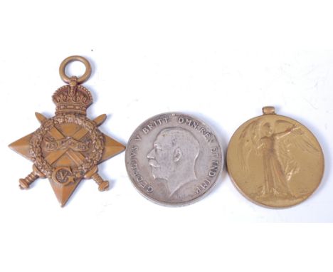 A WW I trio to include 1914-15 Star, naming 937 L. SJT. G.P. AYLING. R FUS:, British War and Victory, K - 937. SJT. G.P. AYLI