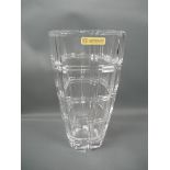 Nachtmann. Große Krisdtallvase. Signiert. Erste Wahl. Ca. 25cm.