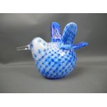 Ittala, Finland. Vogel blau. Signiert O.Toikka. Erste Wahl. Ca. 20cm.