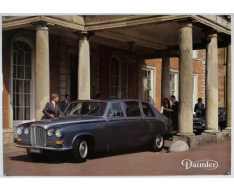 Daimler Limo - circa 1985 original factory poster,approx. 39" x 28" rolled. 