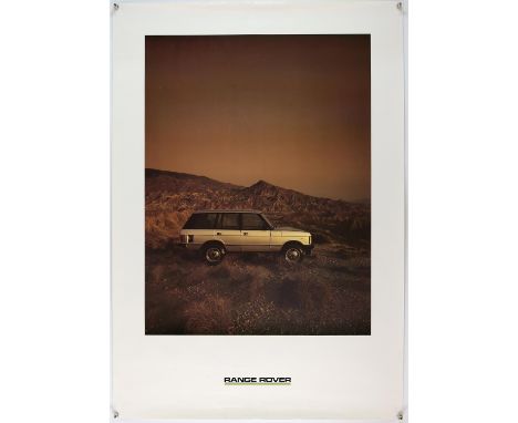 Range Rover - circa 1990 original factory poster, approx 39" x 28", rolled. 