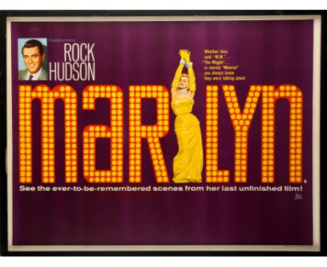 Marilyn (1963) British Quad, linen backed, Tom Chantrell artwork, 39.5 x 30 inches visible in frame, 41.5 x 31.75 including o