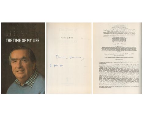 Denis Healey The Time Of My Life signed first edition hardback book. Published 1989. Good condition. All autographs come with