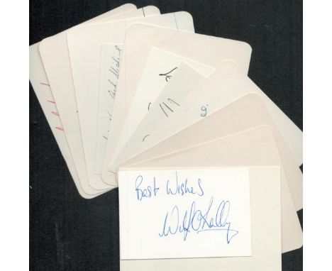 Sport - Mixed - Twelve vintage signed cards, 4.5x3.5 inches and 3.5x2.5 inches. A collection of rally drivers, skaters etc. S