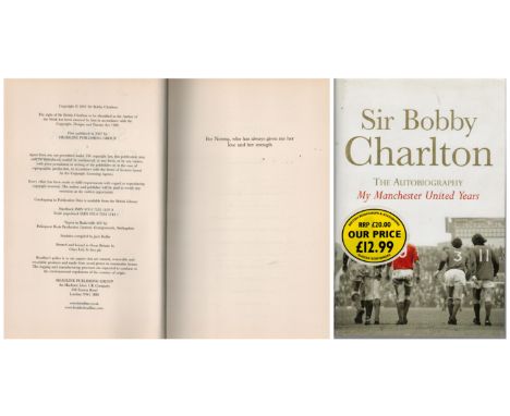 Sir Bobby Charlton The autobiography my Manchester United years first edition hardback book. Published 2007. Good condition. 