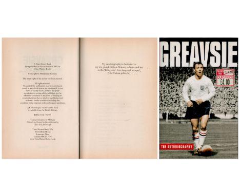 Greavsie The Autobiography first edition hardback book. Published 2003. Good condition. All autographs come with a Certificat