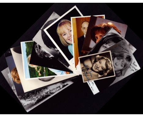 Entertainment Collection of 12 signed photos of various sizes including names of Joy Nichols, Eileen Pollock, Alison Steadman