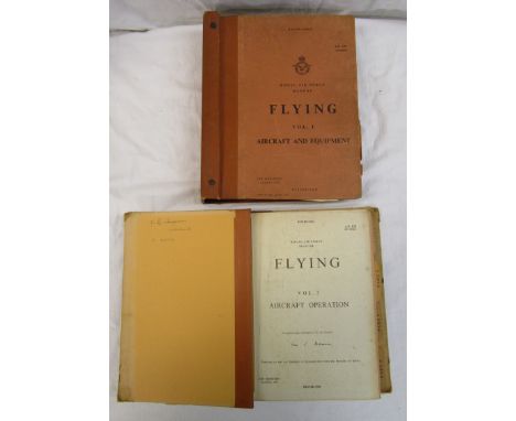 Royal Air Force aeroplane manual Vol 1 (Aircraft &amp; Equipment ) Vol 2 (Aircraft Operation)