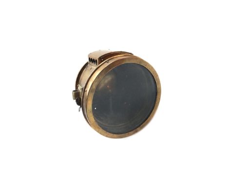 A seven and a half inch brass cased 'Rushmore' automobile searchlight.