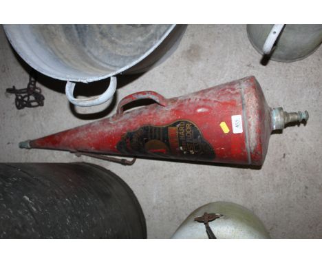 A vintage Minimax Fire Extinguisher of Feltham, Middlesex