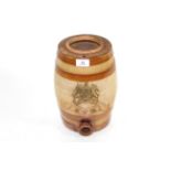 A Victorian rum barrel