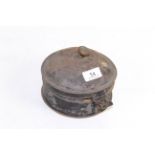 A Victorian metal spice box