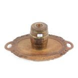 An unusual small coopered barrel with lid, named to "Wilson's SP Snuff" and a decorative carved