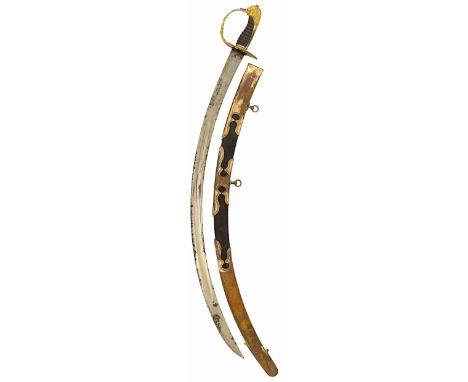 Napoleonic War Period 1803 Infantry Pattern Sword possibly carried by a Grenadier Guards Officer.This example with a single e