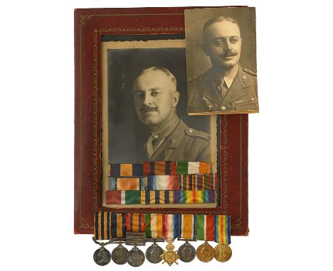 MINIATURE Medal Group of Eight Awarded to Major Frederic Edmund Neel.An fine and unusual combination group of medals awarded 