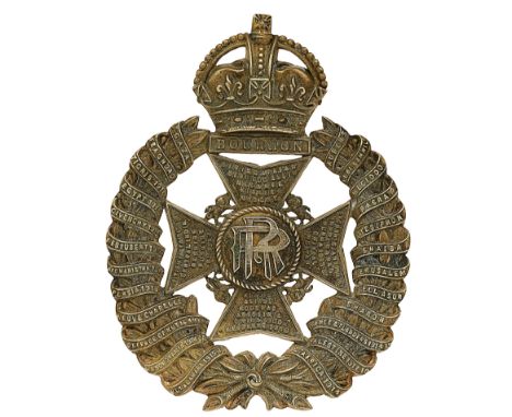 Indian Army. Rajputana Rifles post 1922 Officer’s pouch belt plate.A good British made die-stamped lightly silvered example. 