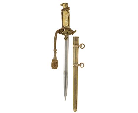 German Third Reich Government Official’s dagger and knot by Alcoso, Solingen circa 1939-42.A fine rare example with simulated