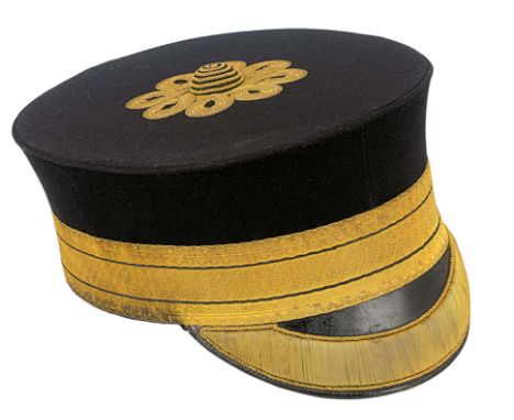 Army Medical Department Victorian Officer’s peaked pillbox Forage Cap.A rare and superb example of the 1880 pattern for a Sur