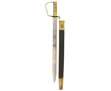 3rd Bn North Lancashire Regiment 1856 Pattern Pioneers Short Sword.A good example, the single edged flat sided blade with sha