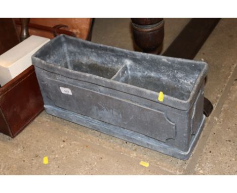 A lead planter
