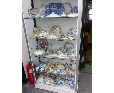 A COLLECTION OF CERAMIC LIDS