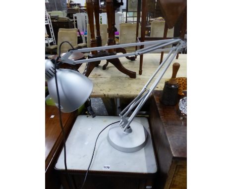 AN ANGLEPOISE STYLE LAMP