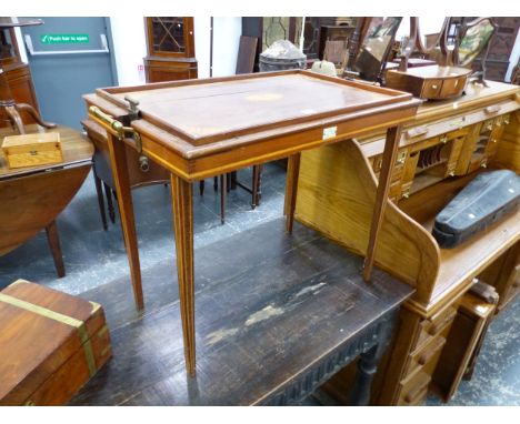 THE OSTERLEY TABLE TRAY IN PATERAE INLAID MAHOGANY