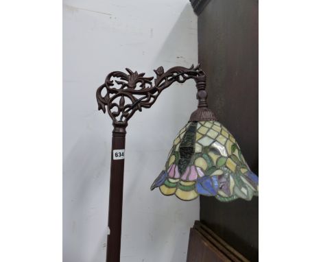 AN ART NOUVEAU STYLE STANDARD LAMP